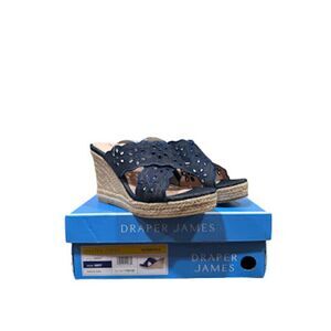 Draper James Ladies' Wedge Sandal Emily Navy Size 6